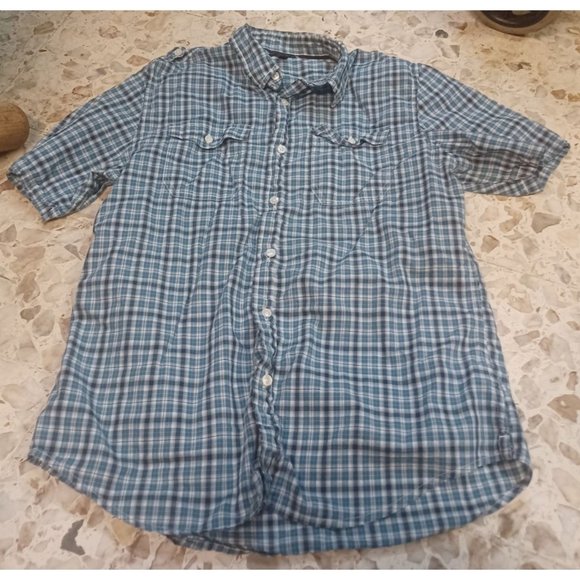 Apt. 9 Other - Apt. 9 Men's Button-Up Shirt Medium Blue & Gray Plaid